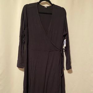 black cotton dress